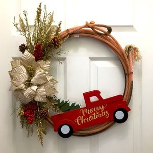 Western Rustic Christmas Wreath